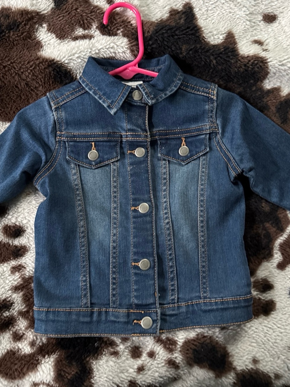 Classic Denim Jacket for Kids - Dark Blue